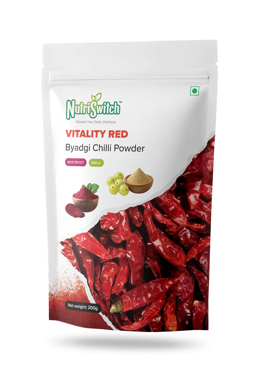Vitality Red Byadgi Chilli Powder with Beetroot & Amla