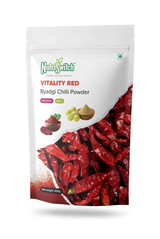 Vitality Red Byadgi Chilli Powder with Beetroot & Amla