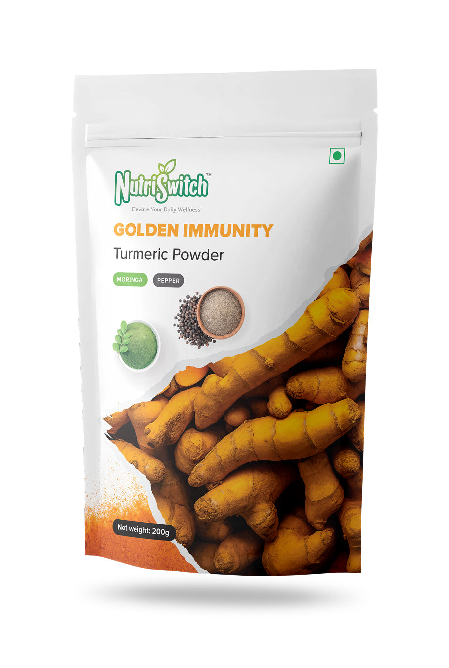 Golden Immunity Turmeric Powder with Moringa & Pepper
